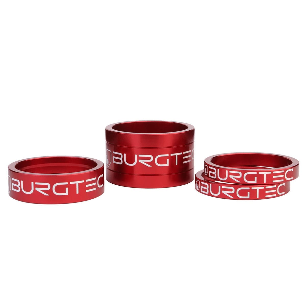 BURGTEC 1"1/8 Styreafstandsstykker Sæt Rød