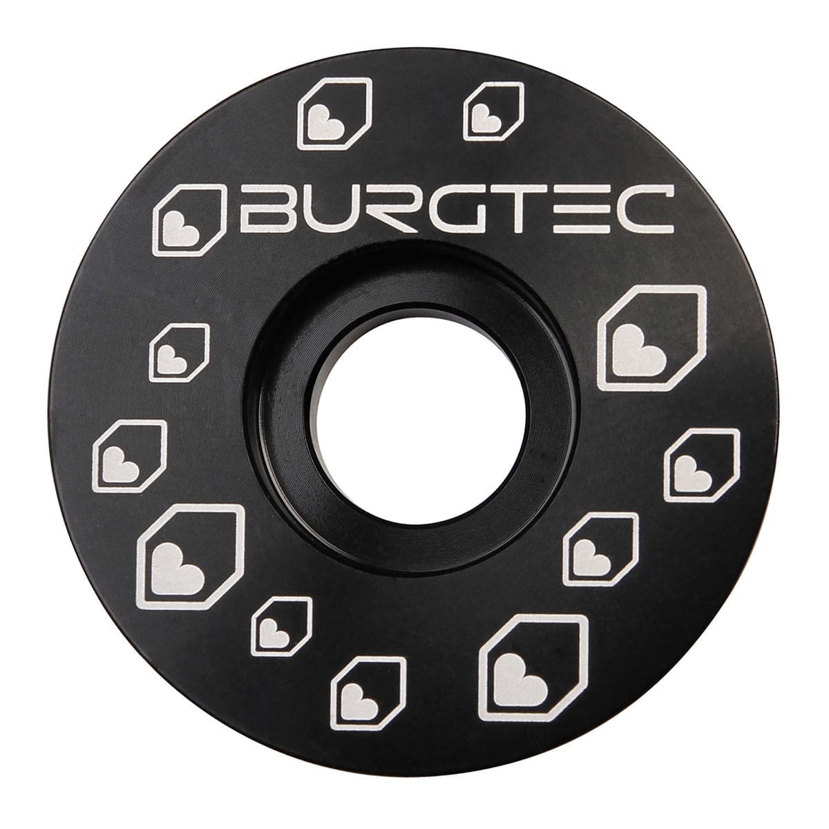 Styrstamslock BURGTEC 1"1/8 Svart