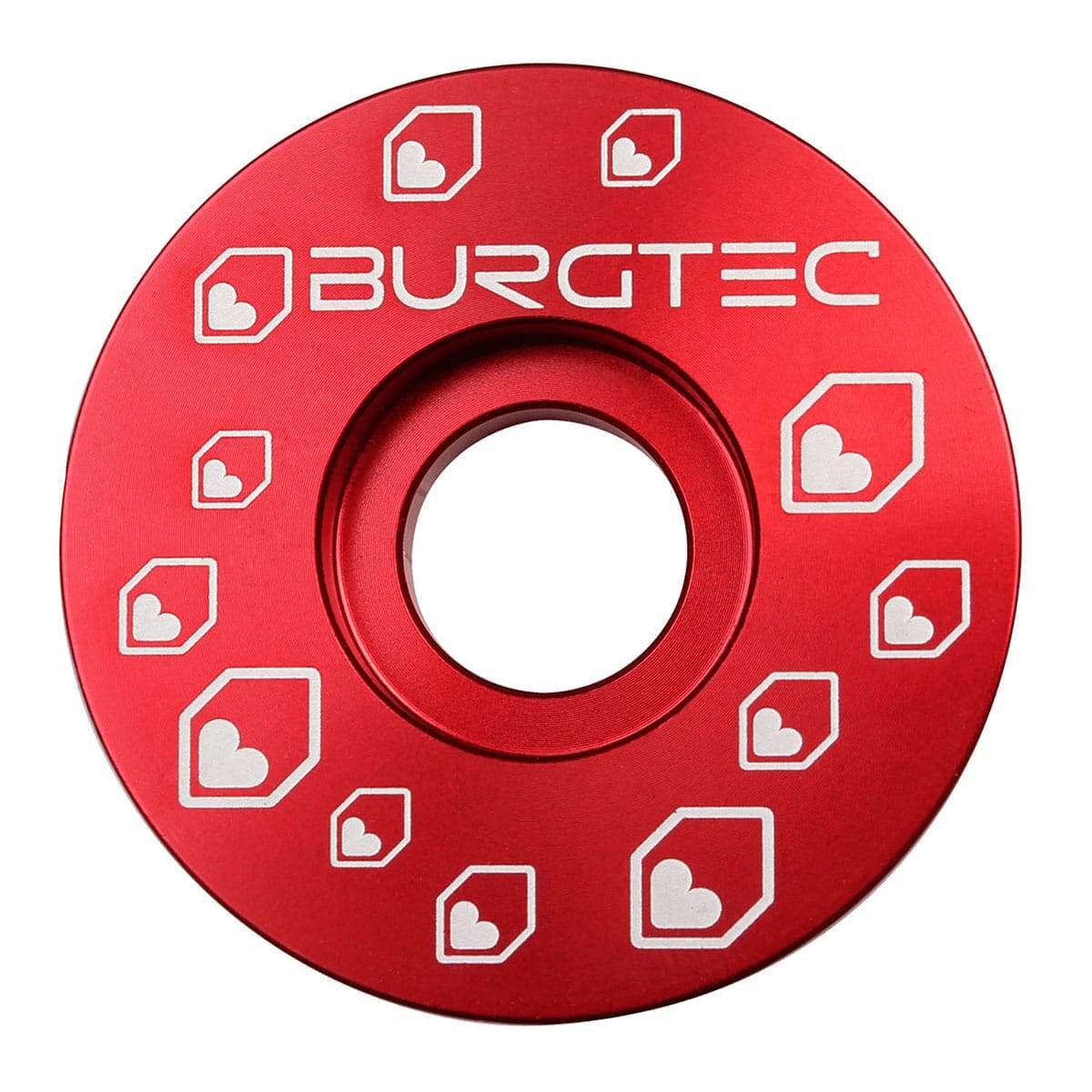 BURGTEC 1"1/8 Ohjaustangon Pääty Punainen