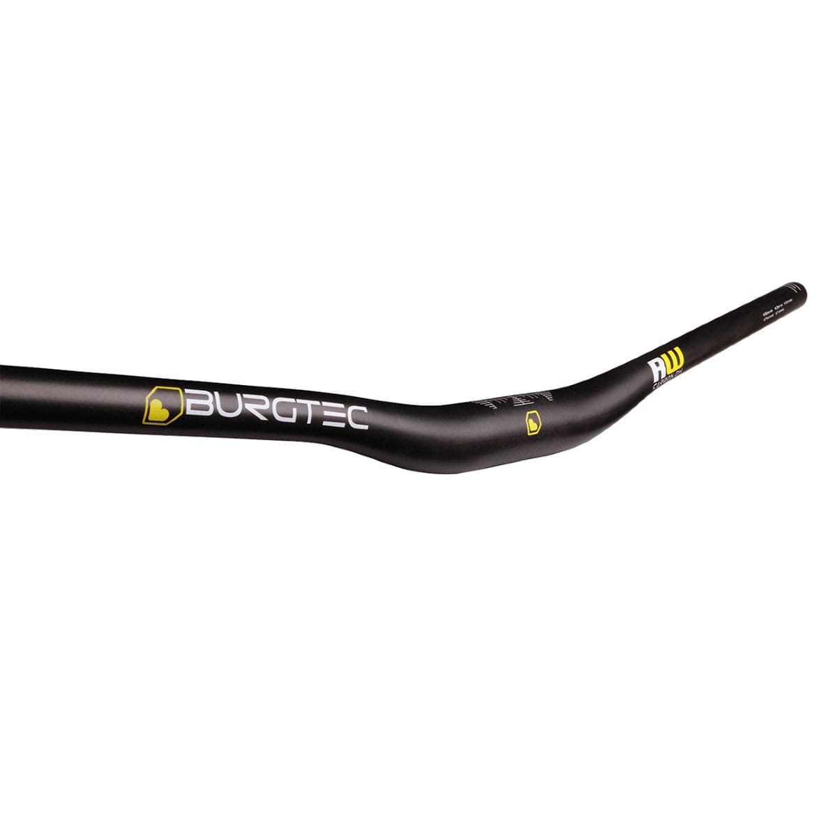 BURGTEC RIDEWIDE CARBON DH Handlebar Rise 30 mm 35/800 mm Black Black