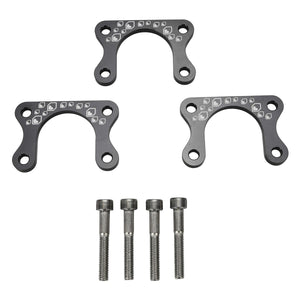 Direct Mount-styrstamsmellanlägg BURGTEC (3x) 5 mm och skruvtillbehör