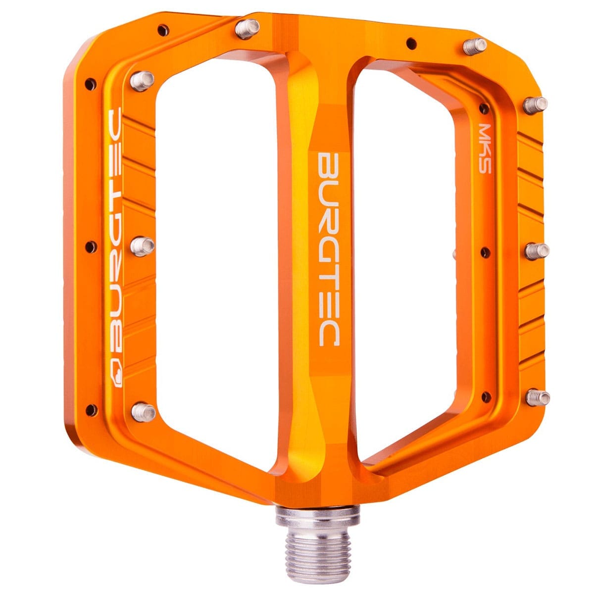 BURGTEC PENTHOUSE FLAT MK5 Stålaksel Orange pedaler