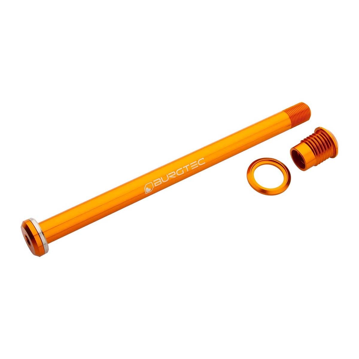 BURGTEC 173.7 mm Rear Wheel Axle for Santa Cruz Orange Frames