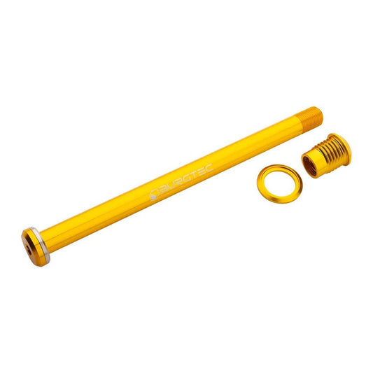 Oś Tylnego Koła BURGTEC 173,7 mm do Ram Santa Cruz Złota