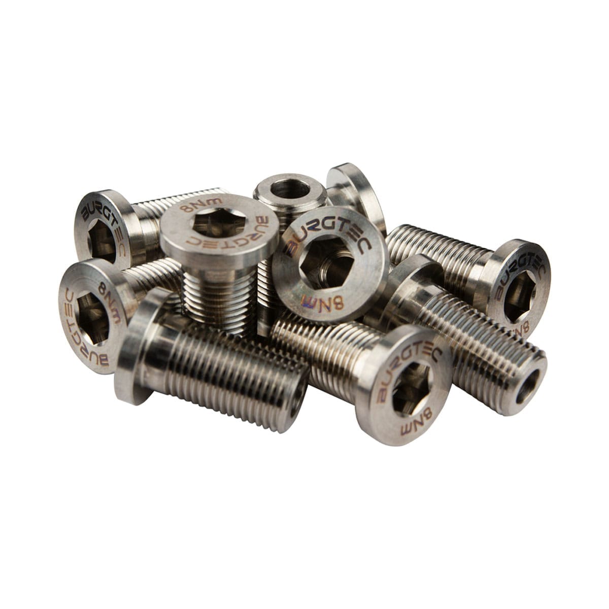 Kit of 10 Titanium Bolts BURGTEC for Evil Frames #9441