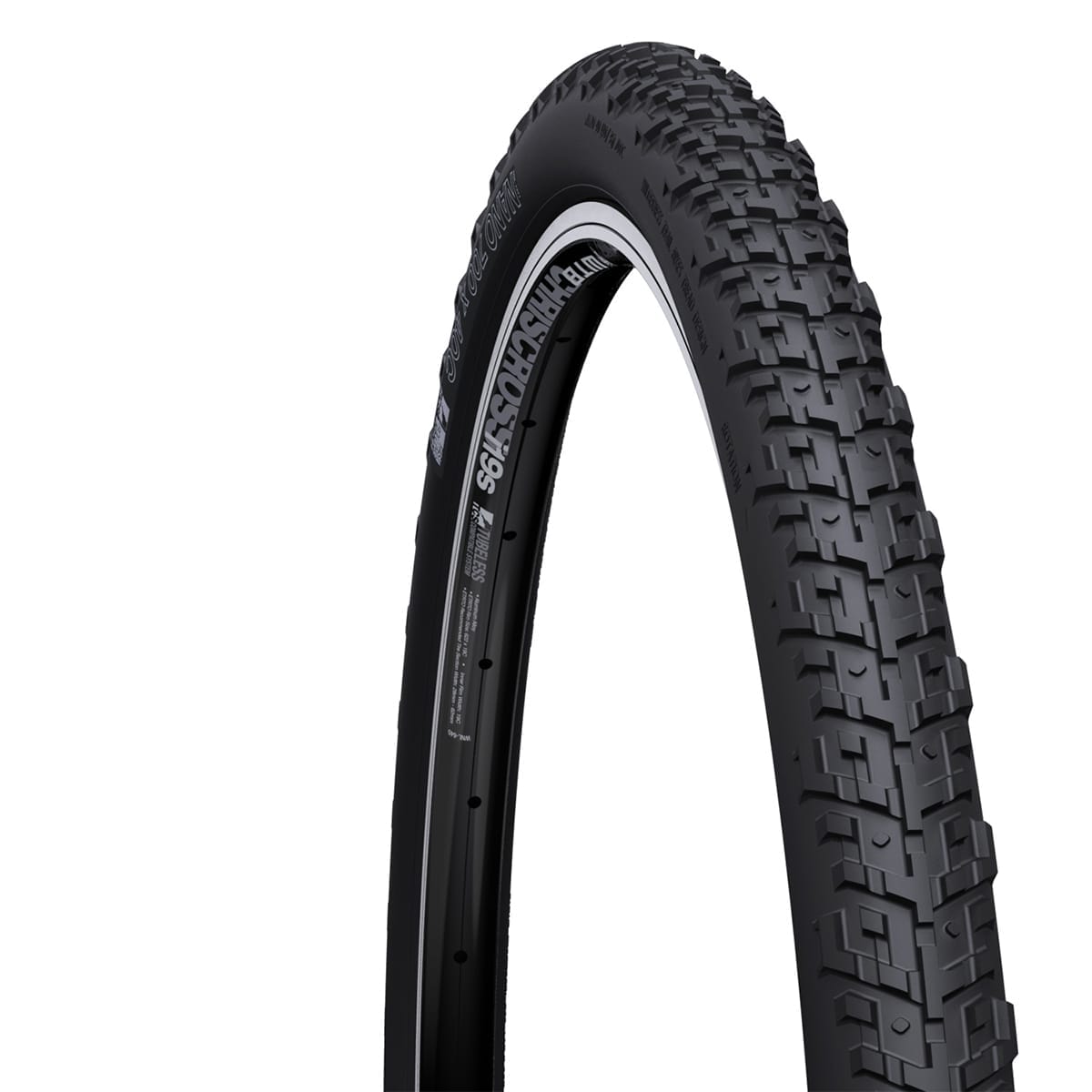 Dæk WTB NANO TCS LIGHT FAST ROLLING DUAL DNA SG2 700x40c Tubeless Ready Forstærket Sort
