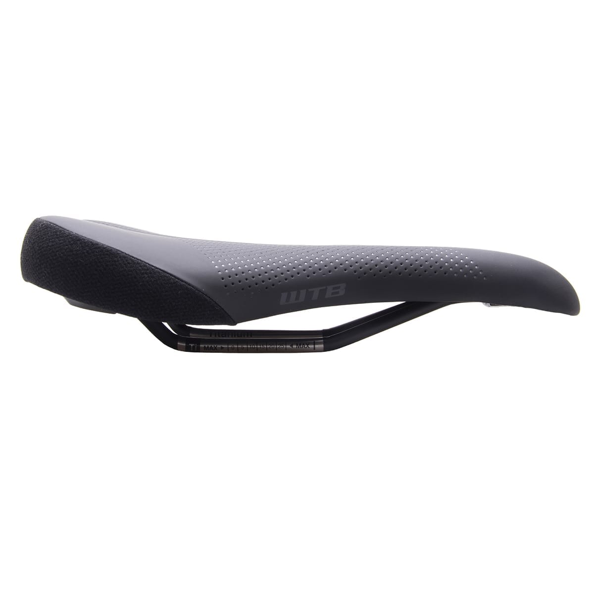 Satula WTB VOLT 135 mm Titaanipuolat Musta