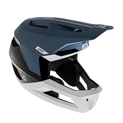 MTB Каска LEATT MTB GRAVITY 5.0 Синьо/Бяло