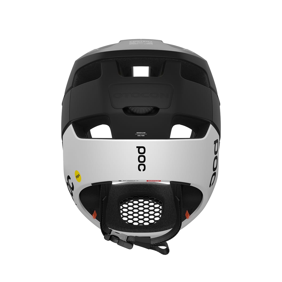 POC OTOCON RACE MIPS MTB Helmet Black/White Matt