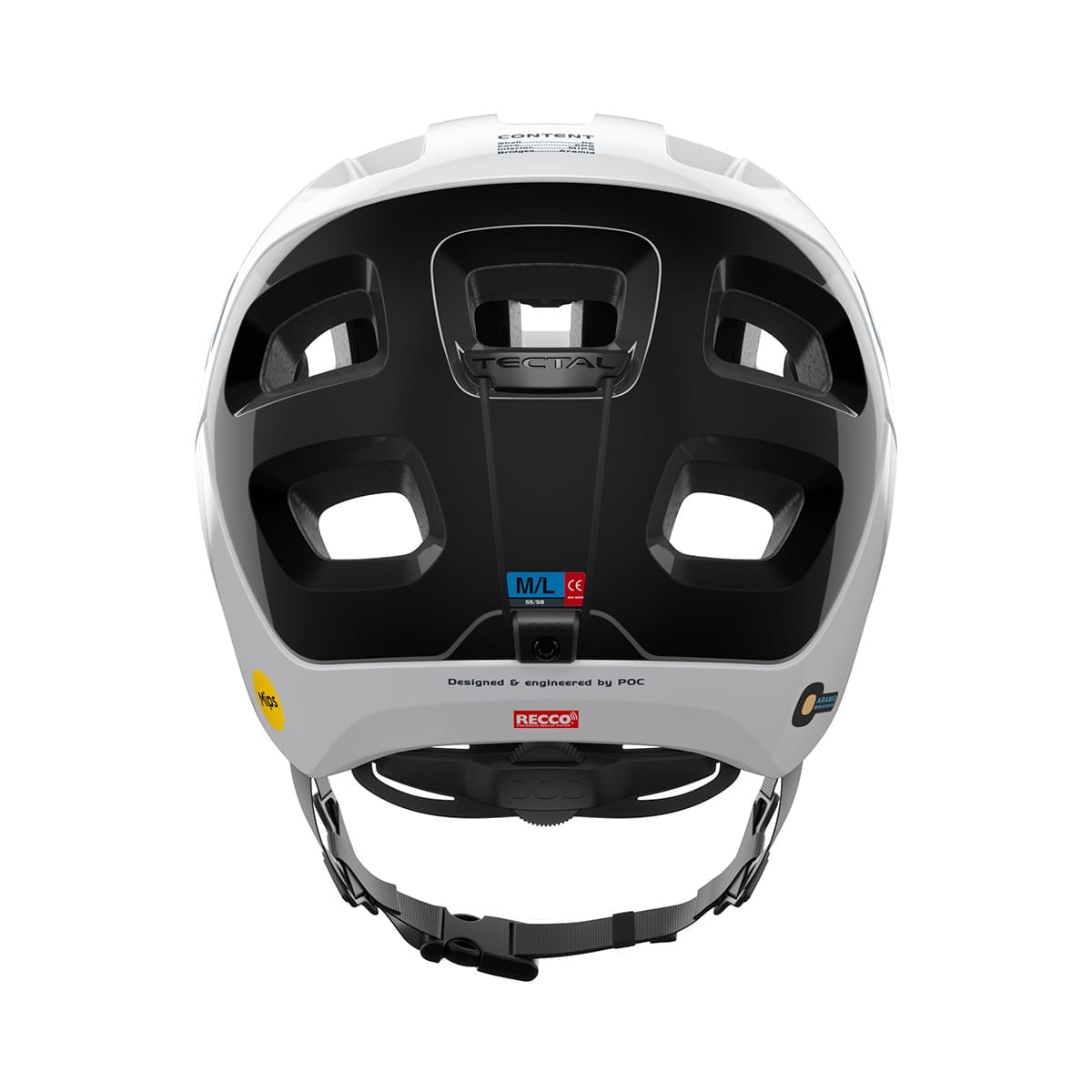 MTB Helma POC TECTAL RACE MIPS Bílá/Černá