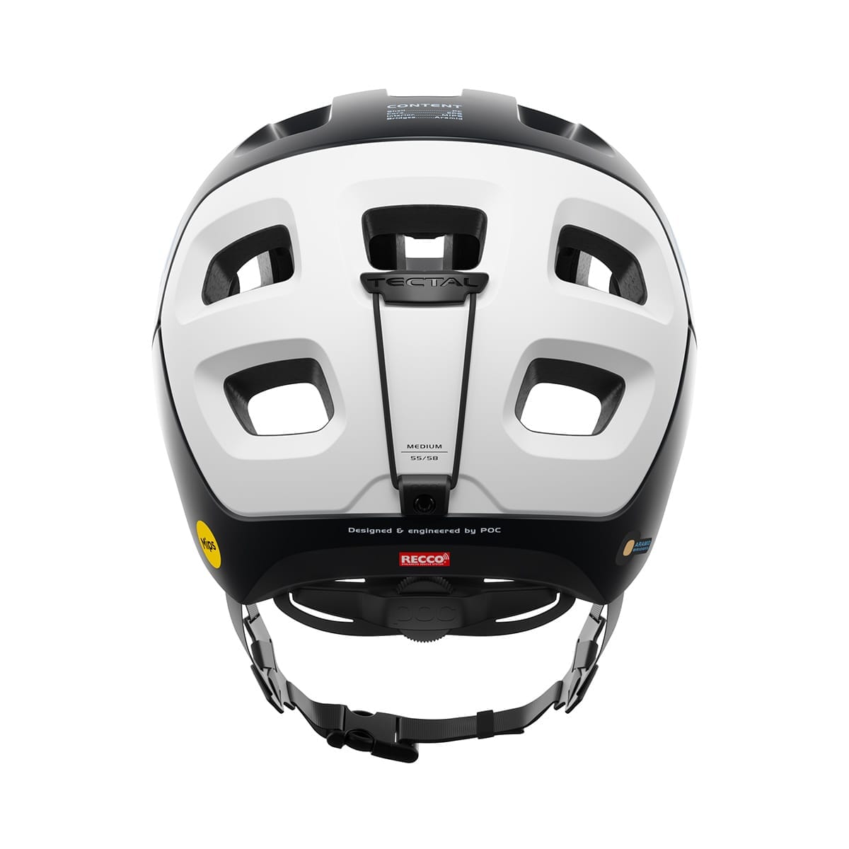 POC TECTAL RACE MIPS MTB Helmet Black/White