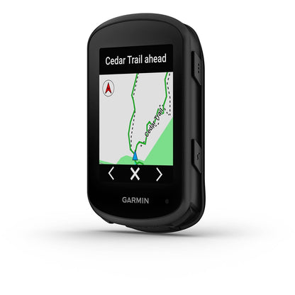 GPS cyklopočítač GARMIN EDGE 840 — pohled zešikma, navigace po trase