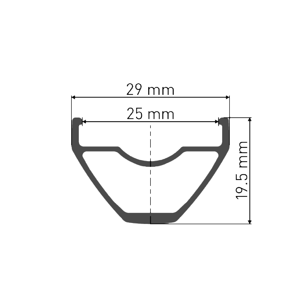 Εμπρός Ρόδα DT SWISS X 1900 SPLINE 25 mm 29" 15x100 mm