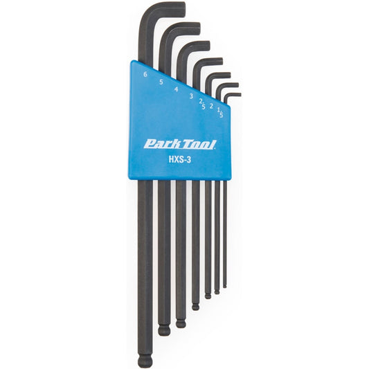 Set of 7 Long Allen Keys PARK TOOL HXS-3 Ball End