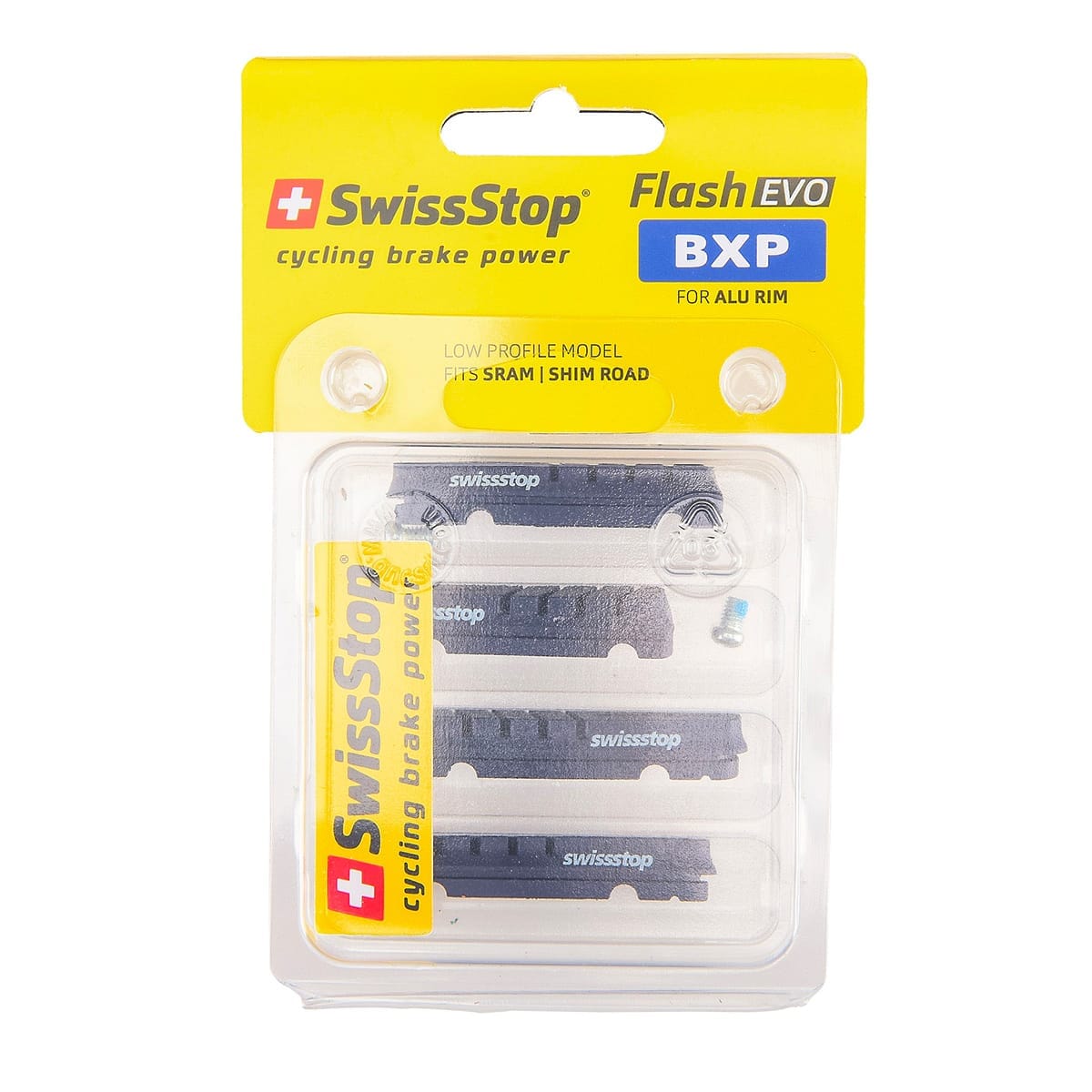 Κιτ 4 Τακάκια SWISS STOP FLASH EVO Μπλε Αλουμίνιο