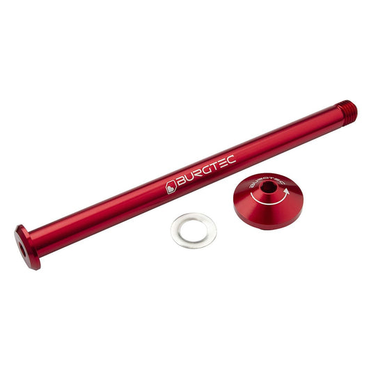 Bakhjulsaxel BURGTEC 171 mm för Yeti Ram Röd
