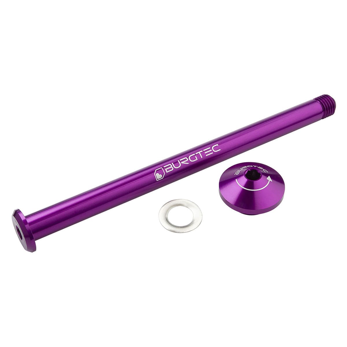 BURGTEC 171 mm baghjulsakse til Yeti stel Violet
