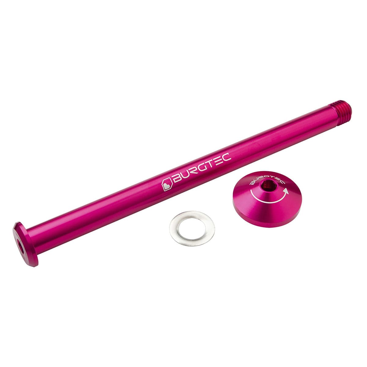 BURGTEC 171 mm Rear Axle for Yeti Frame Pink