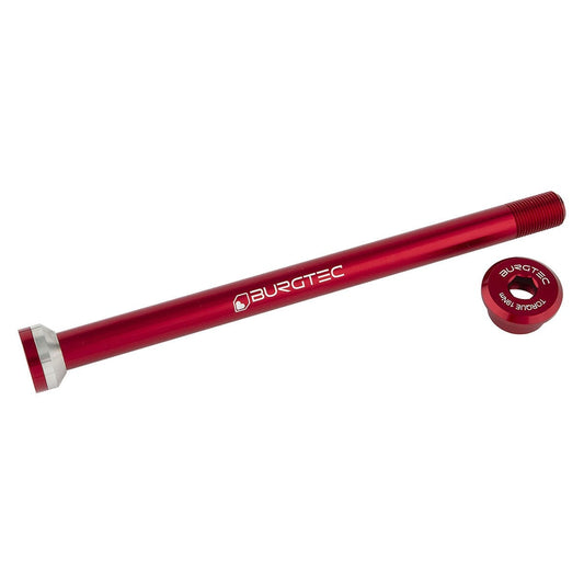 BURGTEC 171 mm Rear Axle for Transition Frames Red