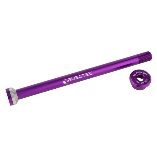 Bakhjulsaxel BURGTEC 171 mm för Transition-ramar Lila