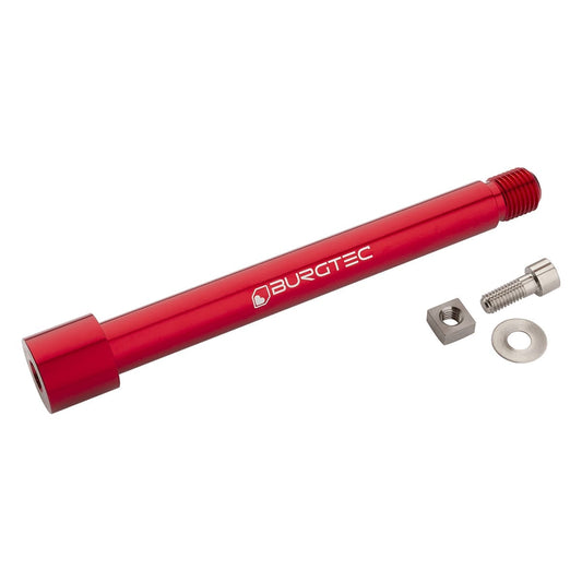BURGTEC Front Wheel Axle for FOX Fork 15x110 mm Boost KaboltX 2021 Red