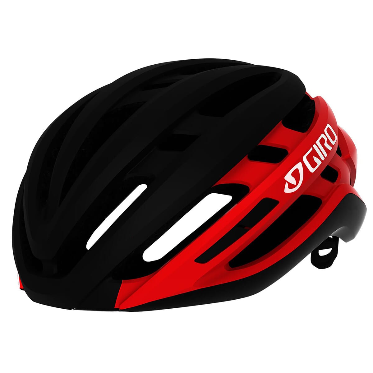 GIRO AGILIS Road Helmet Matte Black/Red