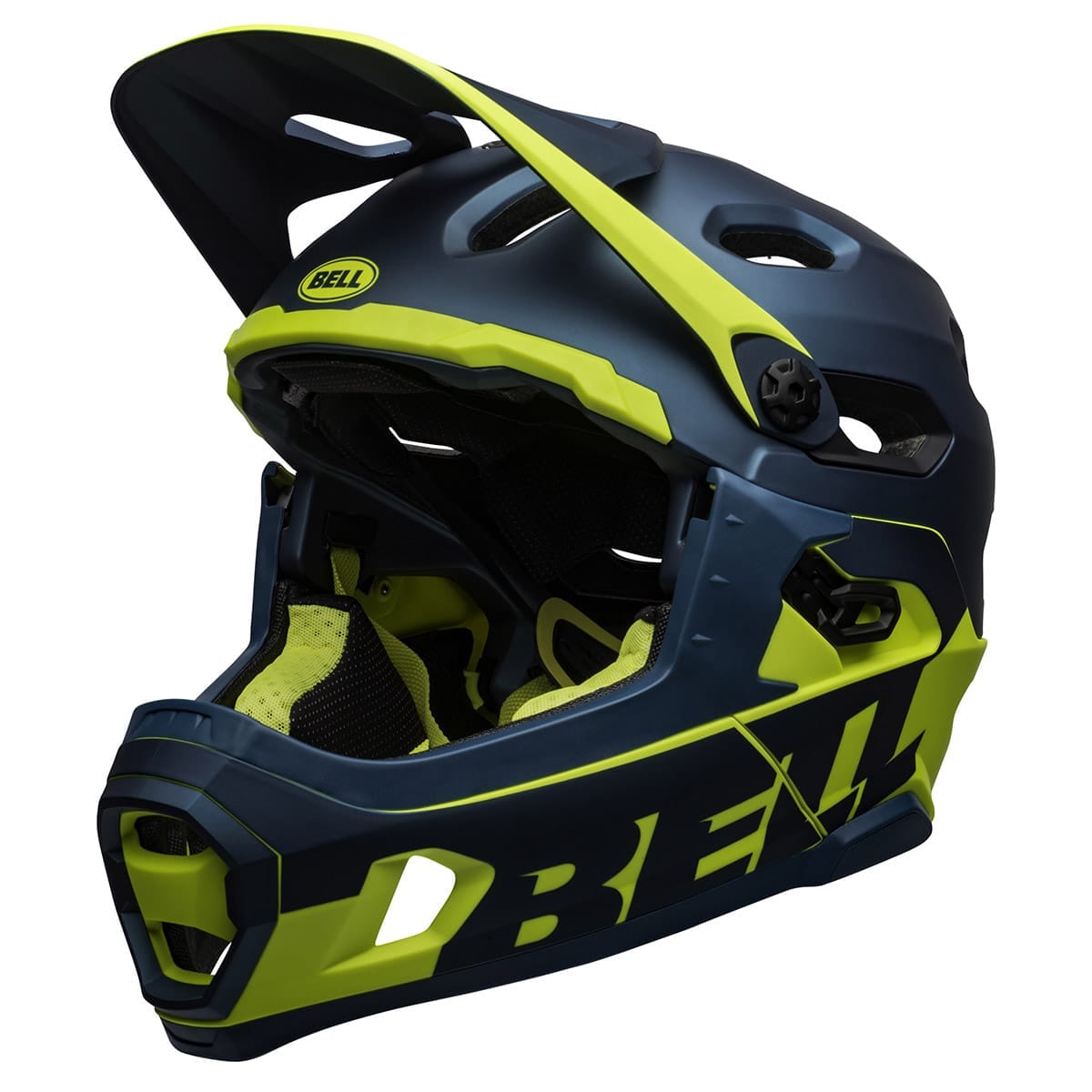 BELL SUPER DH MIPS MTB Helmet Blue/Yellow