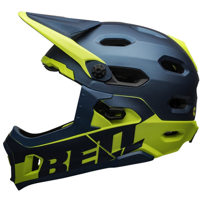 MTB čelada BELL SUPER DH MIPS Modra/Rumena