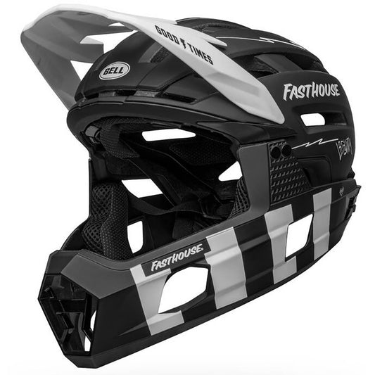 BELL SUPER AIR R MIPS FAST HOUSE MTB-kypärä Musta/Valkoinen