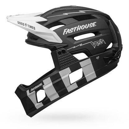 BELL SUPER AIR R MIPS FAST HOUSE MTB-kypärä Musta/Valkoinen