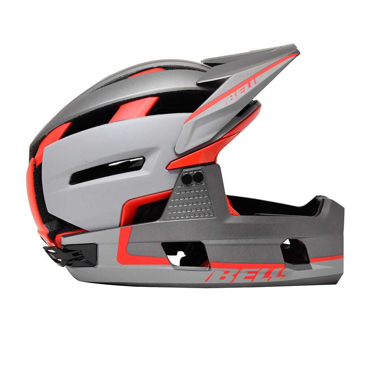 BELL SUPER AIR R MIPS MTB Helmet Grey/Red