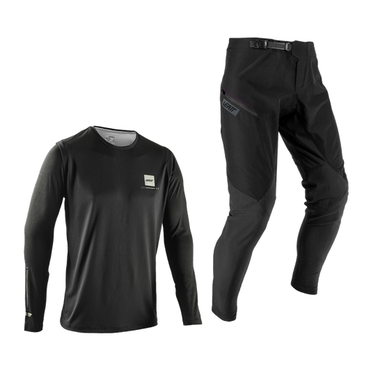 Kit Trøje + Bukser LEATT MTB GRAVITY 1.0 Junior Sort