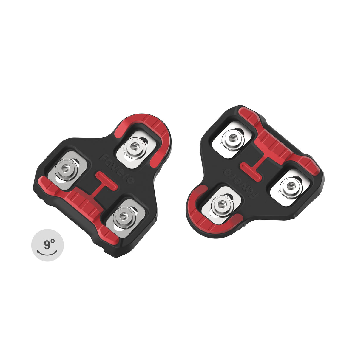 FAVERO ASSIOMA PRO RL Look Keo 9° Cleat Kit