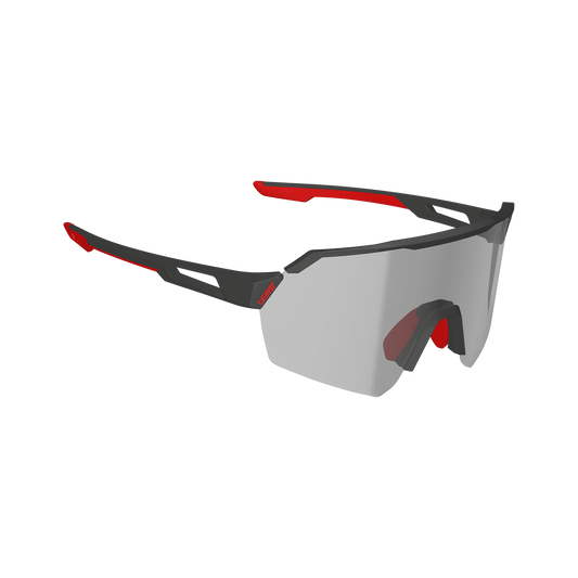 LEATT RIDEVIZ LITE LARGE Goggles Satin Grey Silver Iriz Lens