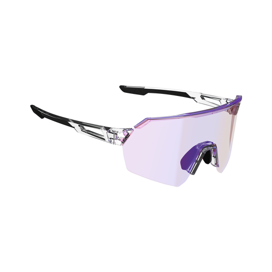 Glasögon LEATT RIDEVIZ LITE LARGE Transparent Lins Iriz Crystal Fuschia