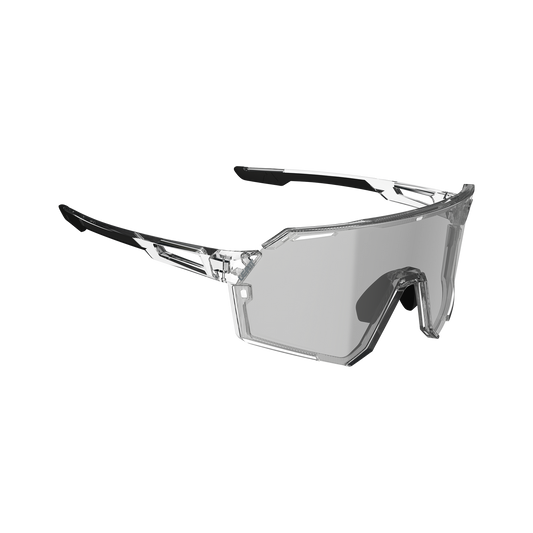 LEATT RIDEVIZ PRO LARGE Transparent Goggles Silver Iriz Lens