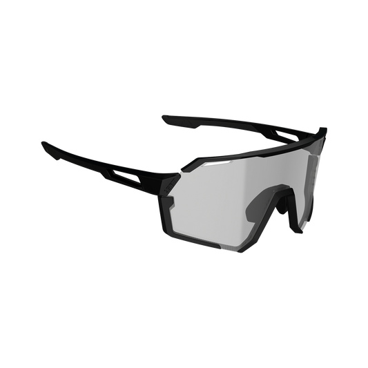 LEATT RIDEVIZ PRO LARGE Goggles Black Iriz Silver Lens