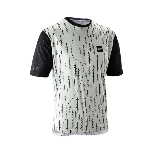 Dres LEATT MTB TRAIL 3.0 Krátký rukáv Bílý