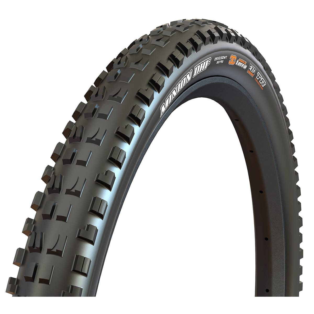 Däck MAXXIS MINION DHF 29x2.50 WT DH E50 3C MaxxGrip Tubeless Ready Mjuk Svart