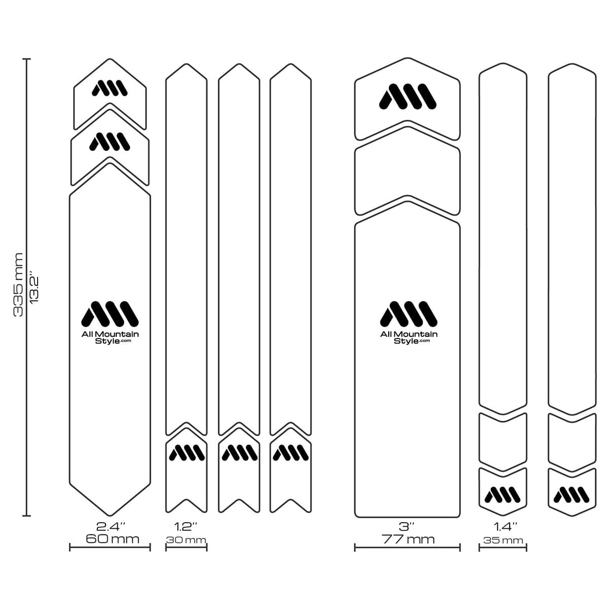 Adhesive Frame Protection ALL MOUNTAIN STYLE FULL