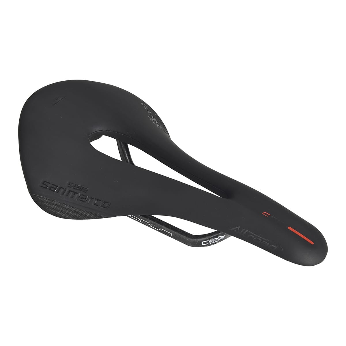 Sadel SELLE SAN MARCO ALLROAD OPEN FIT CARBON FX WIDE Carbon skinnebeslag