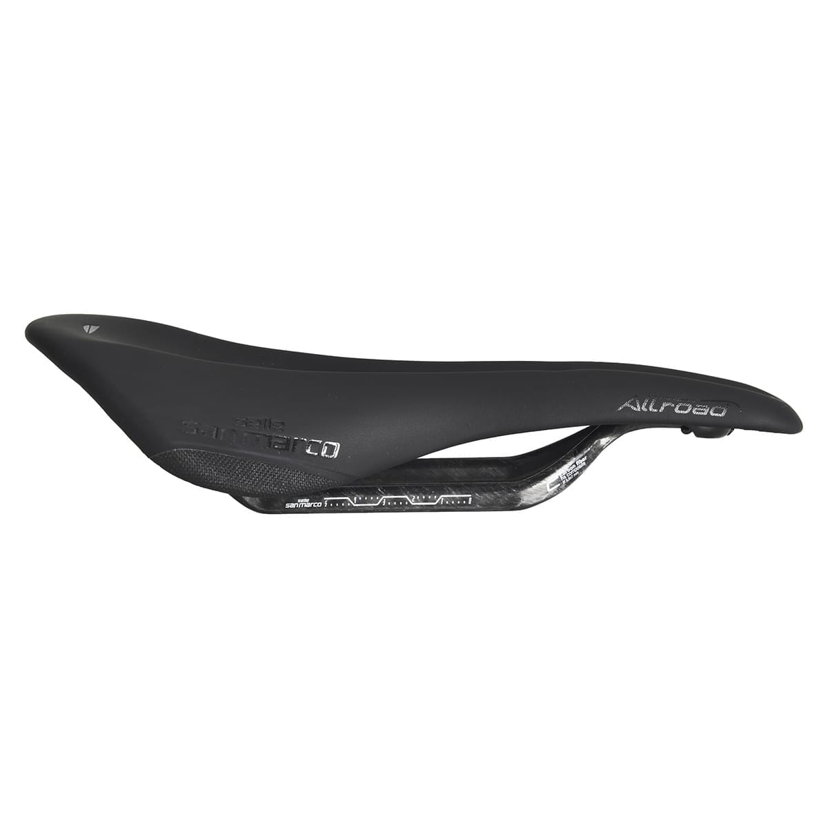Sadel SELLE SAN MARCO ALLROAD OPEN FIT CARBON FX WIDE Carbon skinnebeslag