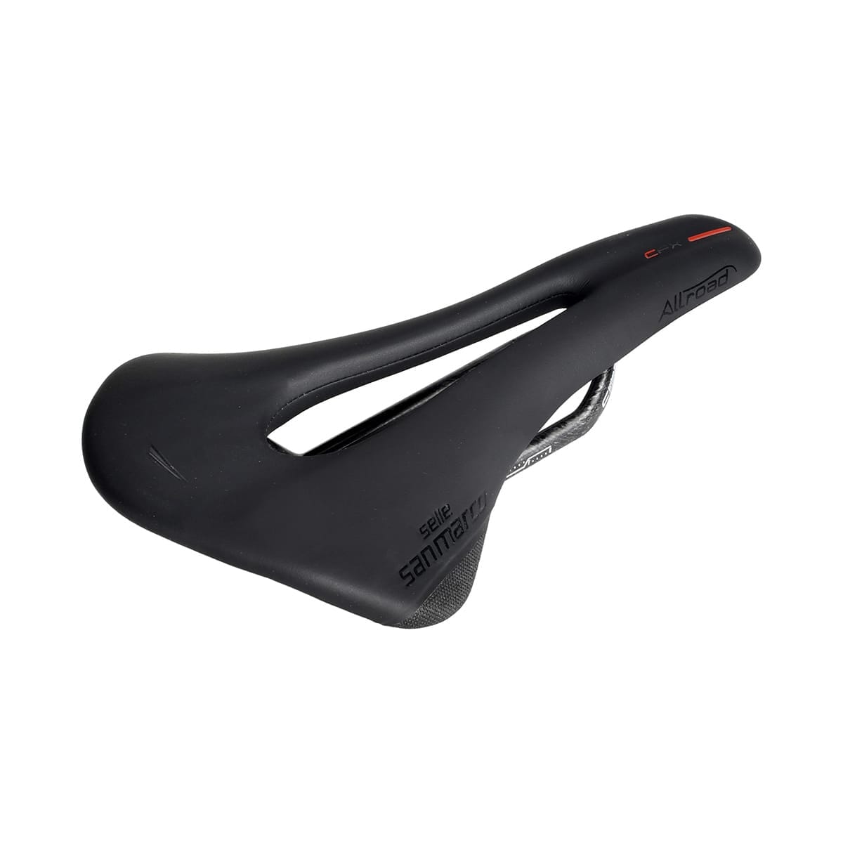 Sadel SELLE SAN MARCO ALLROAD OPEN FIT CARBON FX WIDE Carbon skinnebeslag