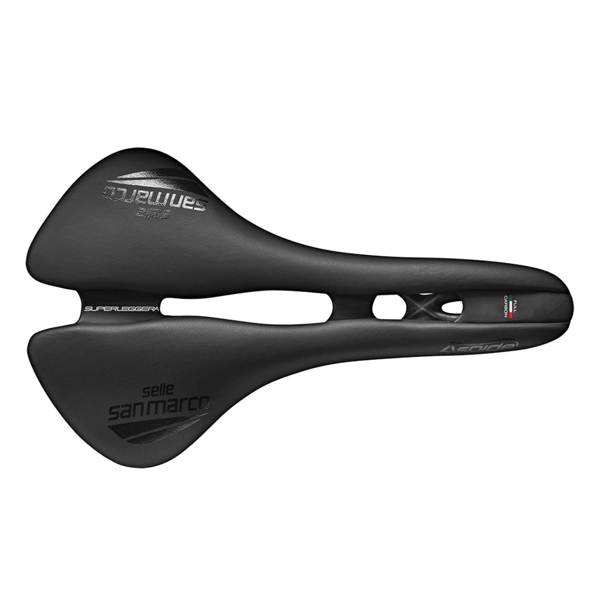 SELLE SAN MARCO ASPIDE SUPERLEGGERA OPEN FIT WIDE Carbon-kisko satula