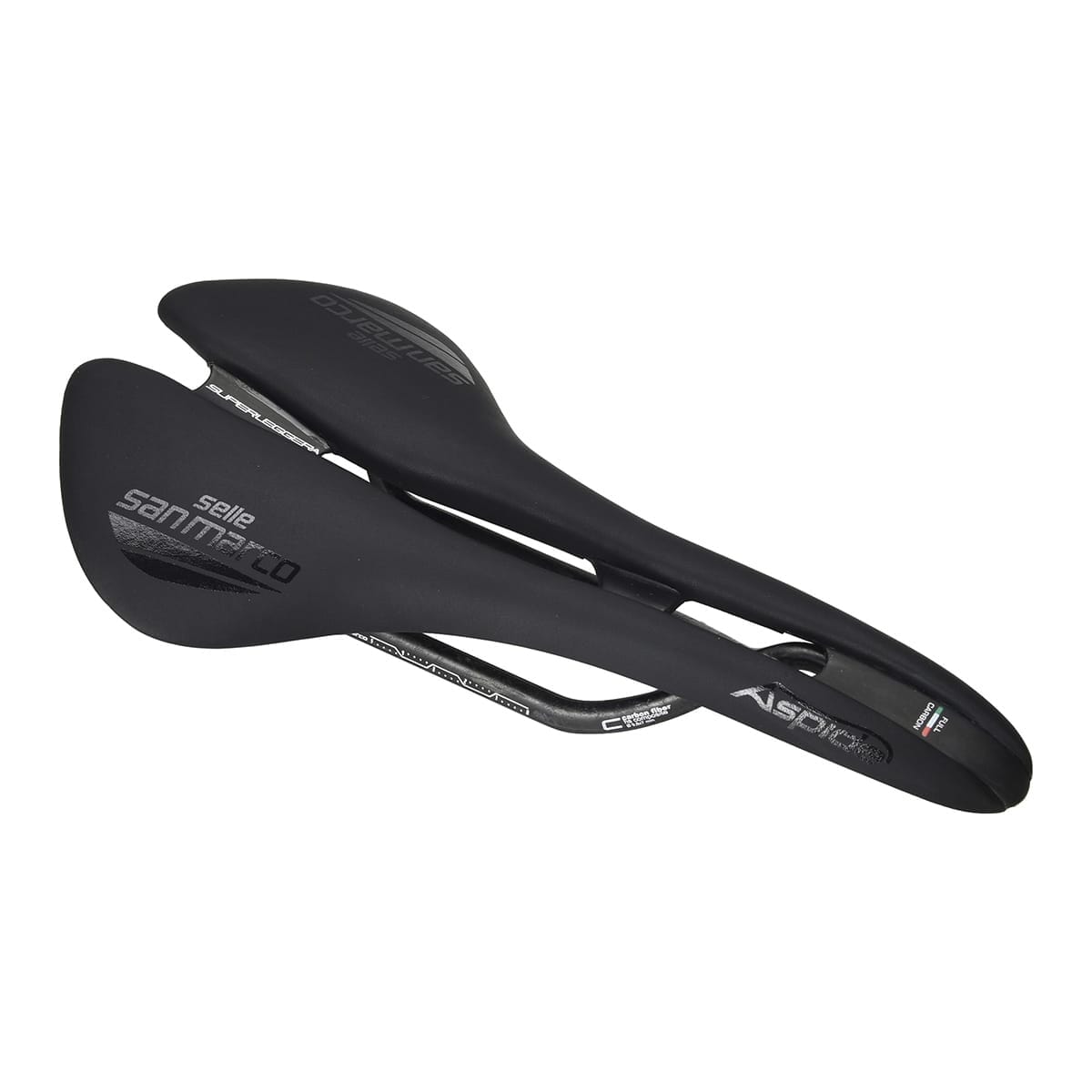 SELLE SAN MARCO ASPIDE SUPERLEGGERA OPEN FIT WIDE Carbon-kisko satula