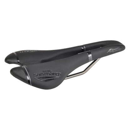 Zadel SELLE SAN MARCO ASPIDE RACING OPEN FIT NARROW Rails Xsilite Zwart