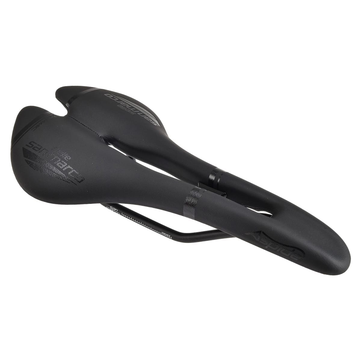 Sadel SELLE SAN MARCO ASPIDE DYNAMIC OPEN FIT WIDE Skenor Mangan Svart