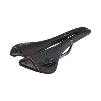 Σέλα SELLE SAN MARCO ASPIDE CARBON FX OPEN FIT WIDE Σκελετοί Carbon Μαύρο
