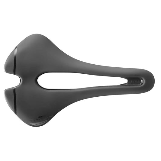 Saddle SELLE SAN MARCO ASPIDE SHORT OPEN-FIT SPORT WIDE Steel Rails