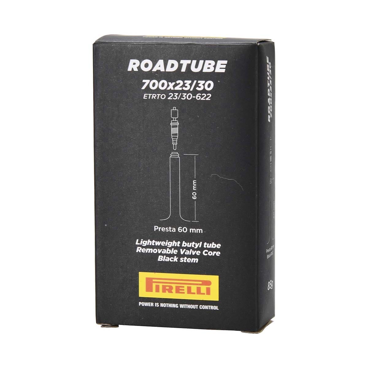 Duše PIRELLI BUTYL TUBE 700x23/30c BlackPresta 60mm